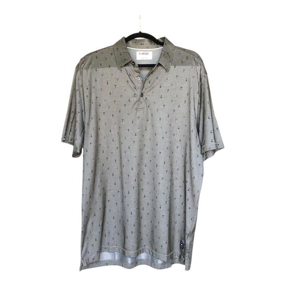 Link Soul Dri-Loft Polo Shirt Ever Green Signs Short Sleeve Men's Size XL NWT - Picture 2 of 13